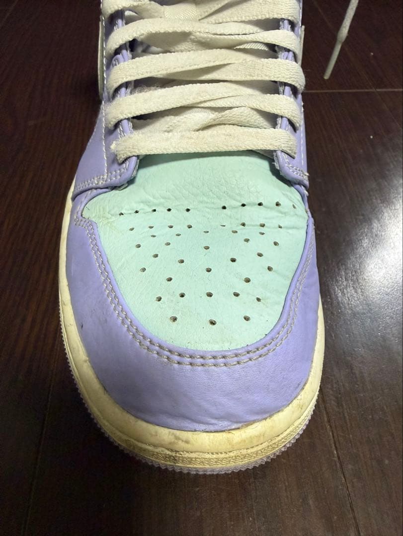ジョーダン1 ミッドパープルアクア