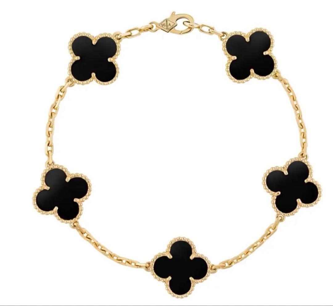 【超美品】ヴァンクリーフ ブレスレット アルハンブラ オニキス 新品同様