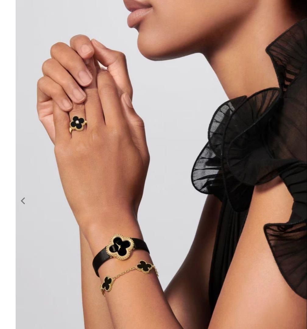 【超美品】ヴァンクリーフ ブレスレット アルハンブラ オニキス 新品同様