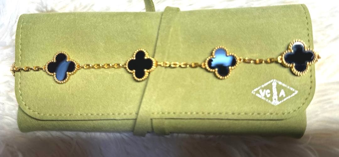 【超美品】ヴァンクリーフ ブレスレット アルハンブラ オニキス 新品同様