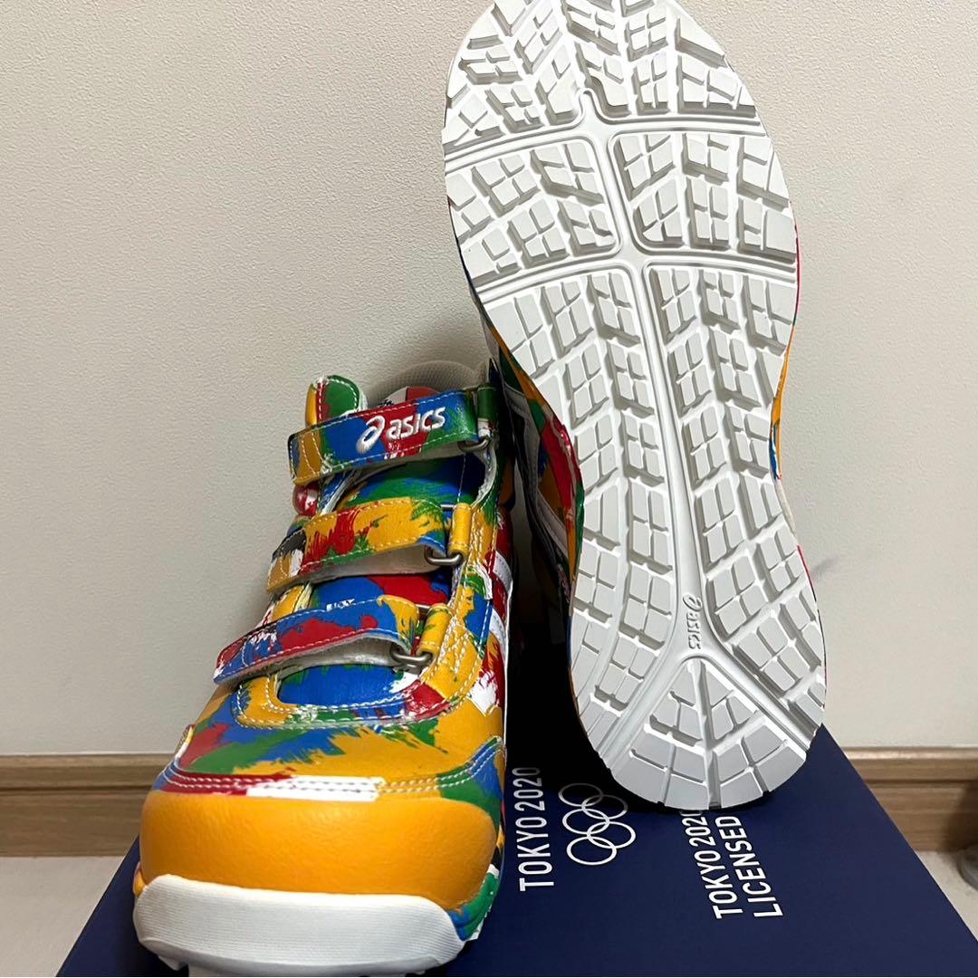アシックス安全靴 東京オリンピック限定品【未使用】 - メルカリ