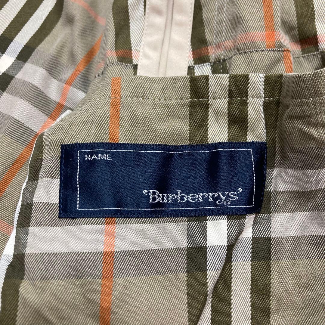 BURBERRY メンズ ステンカラーコート ノバチェック XL相当 ビジネス