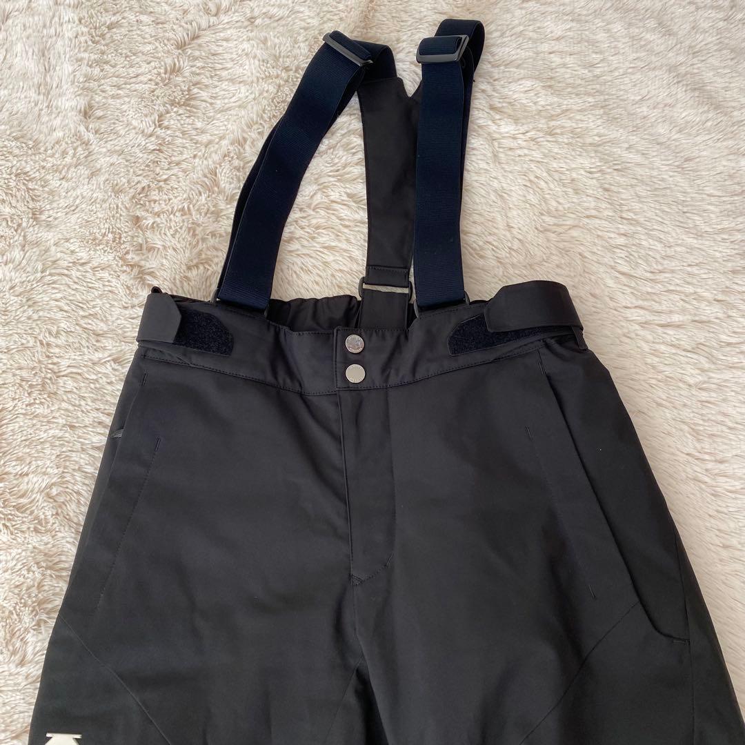 美品♪デサント オガサカ メンズM スキーウェア上下セット 黒赤 - メルカリ