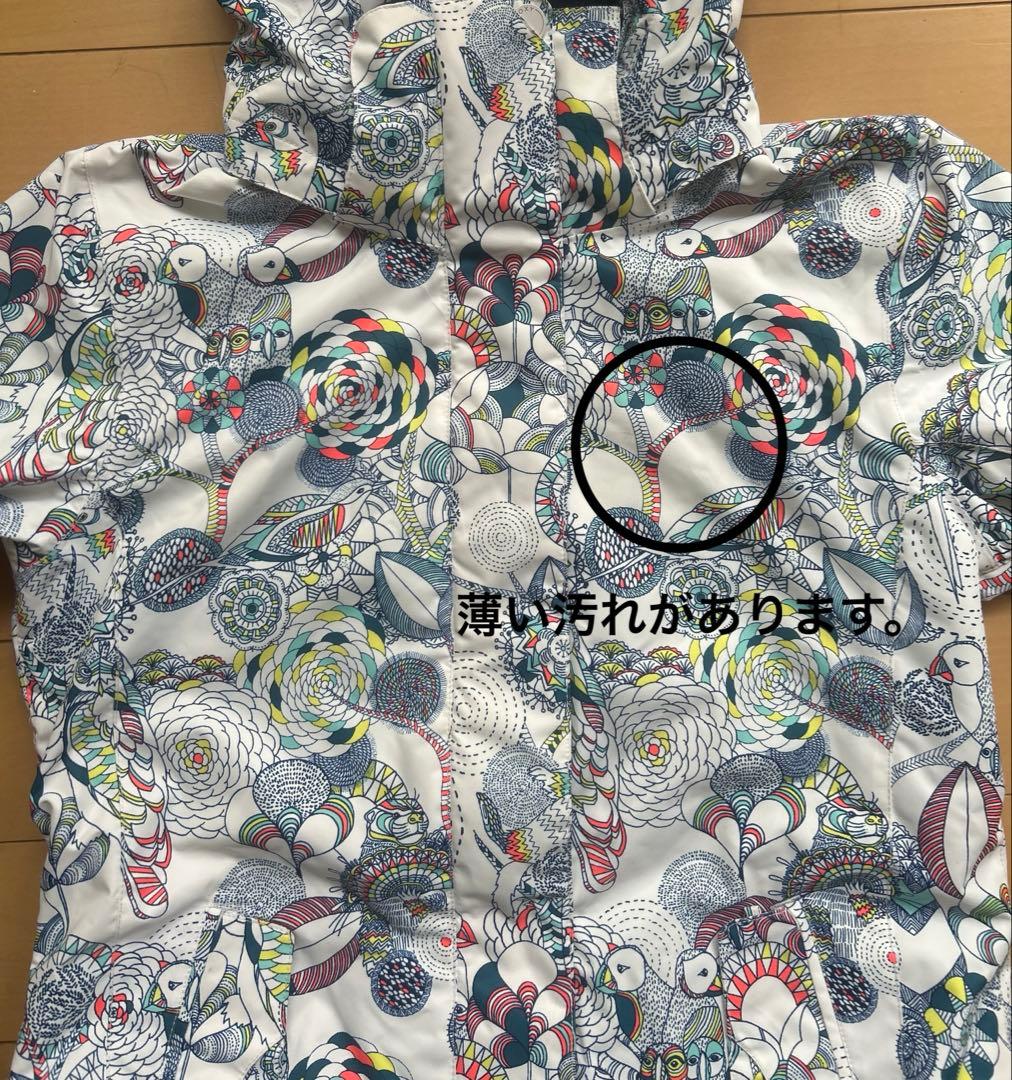 ウィンタースポーツ用花柄アウター　セットアップサイズS