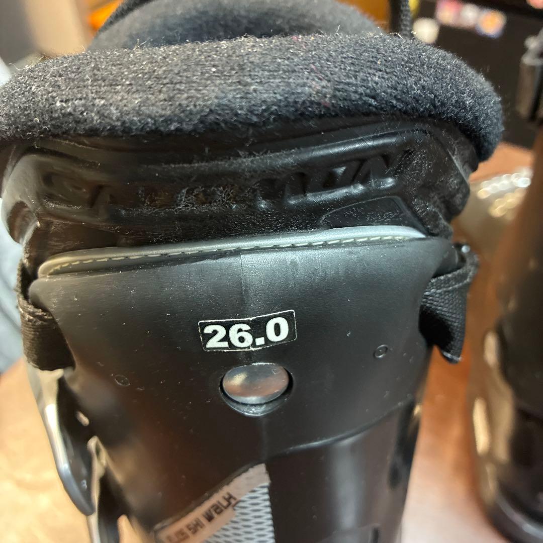 SALOMON スキー用ブーツ 黒 4バックル