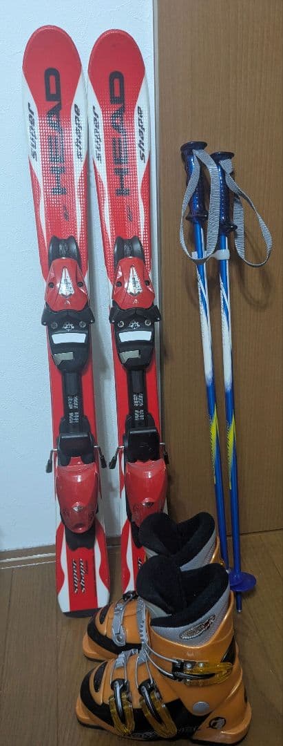 子供用　スキーセット　　 板　87センチ　ブーツ　　　18〜18.5センチ