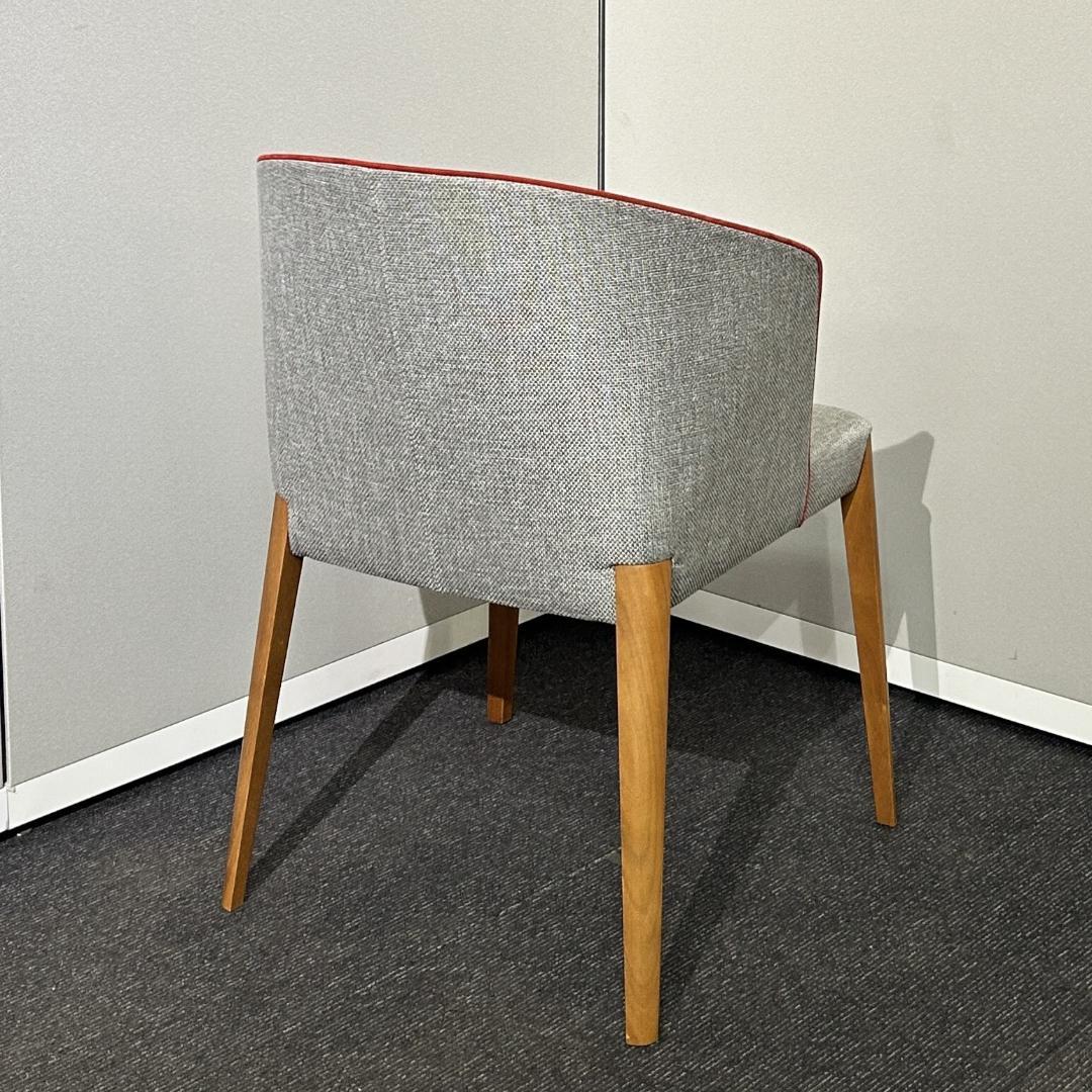 arflex ダイニングチェア FLUTE グレー 木目