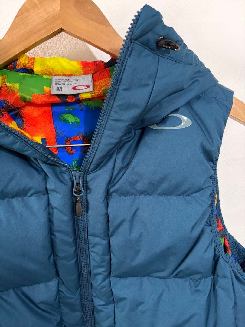 OAKLEY フード付き ダウンベスト ゴルフウェア メンズ