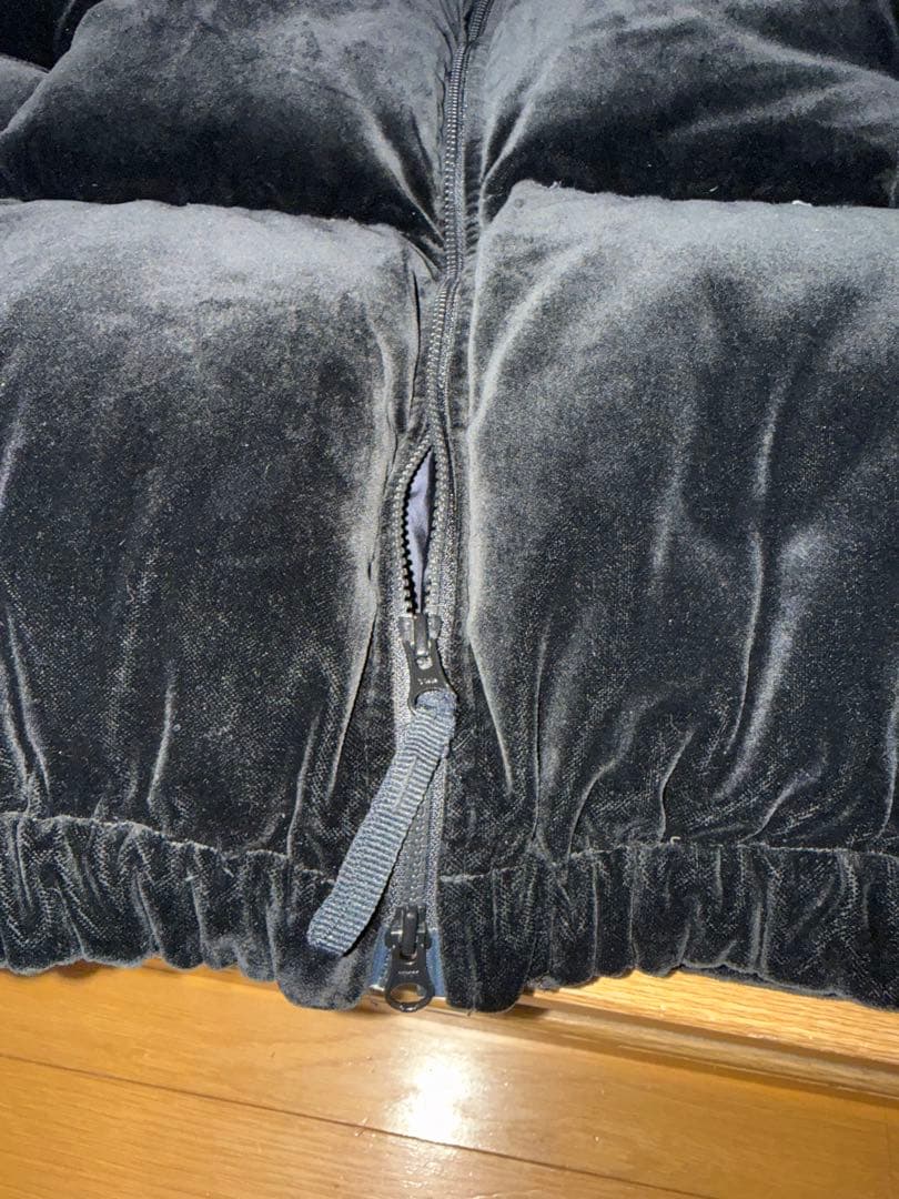 WACKO MARIA ダウンジャケット 黒 ベルベット