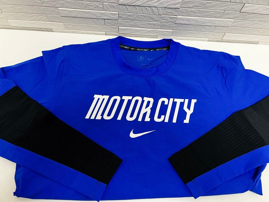 デトロイトタイガース シティコネクト パフォーマンスシャツ 長袖 サイズS