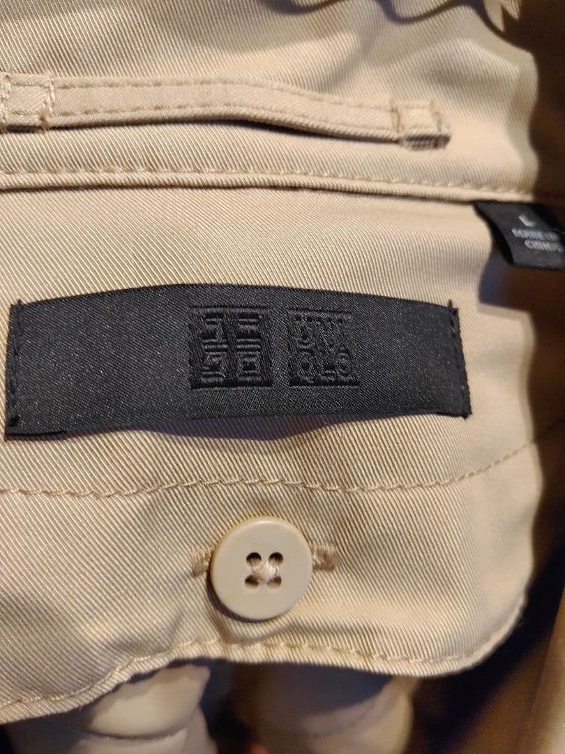 UNIQLO　ステンカラーコート ライナー付き　新品　 Lサイズ