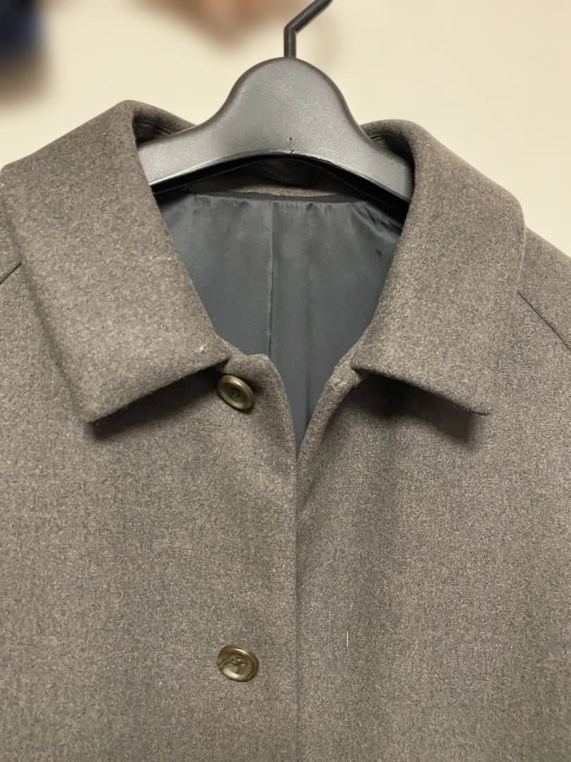 最終値下げ　ATTACHMENT オーバーサイズバルマカーンコート グレー