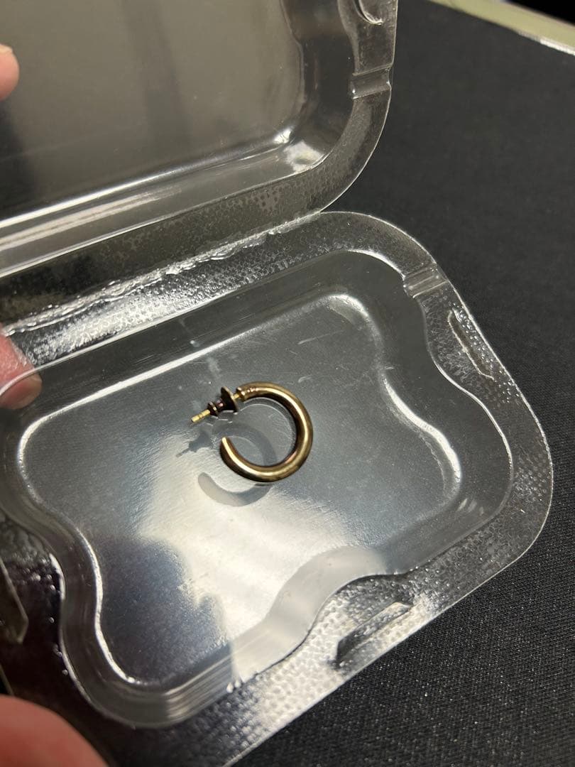 U*K様 CAREERING 501 ゴールド　フープピアス