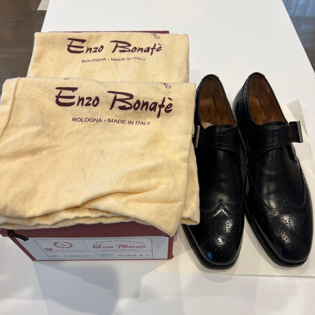 近日削除】Enzo Bonafe Carracci シングルモンクストラップ - メルカリ