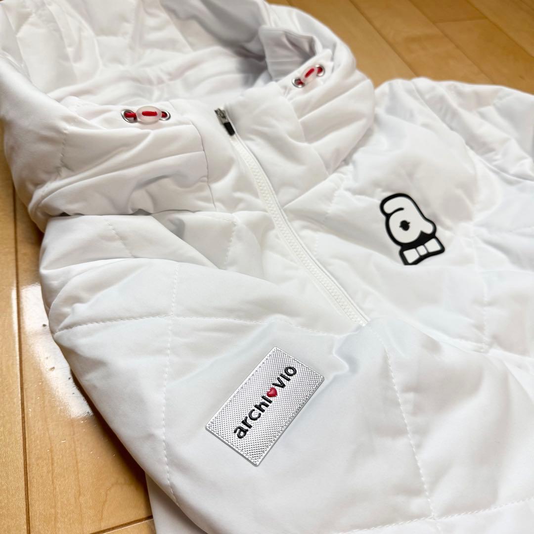 【未使用 タグ付】archivio アルチビオ 白 中綿 ジャケット