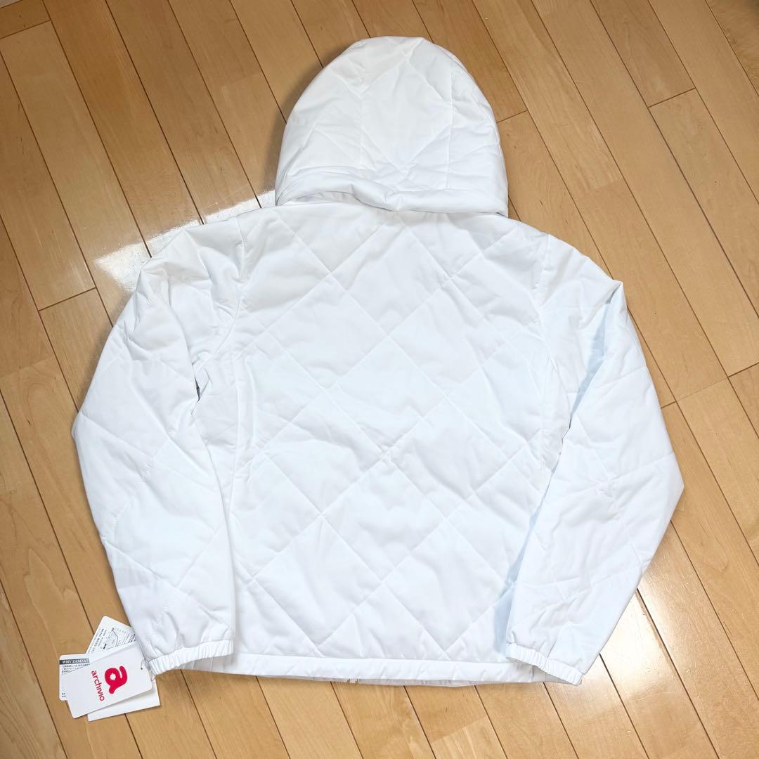 【未使用 タグ付】archivio アルチビオ 白 中綿 ジャケット