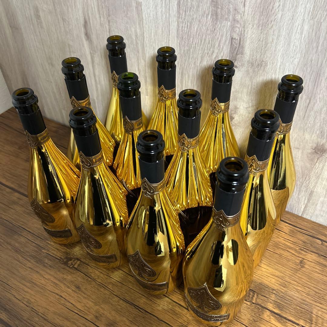 アルマンド ゴールド シャンパン 空瓶 12本セット - メルカリ