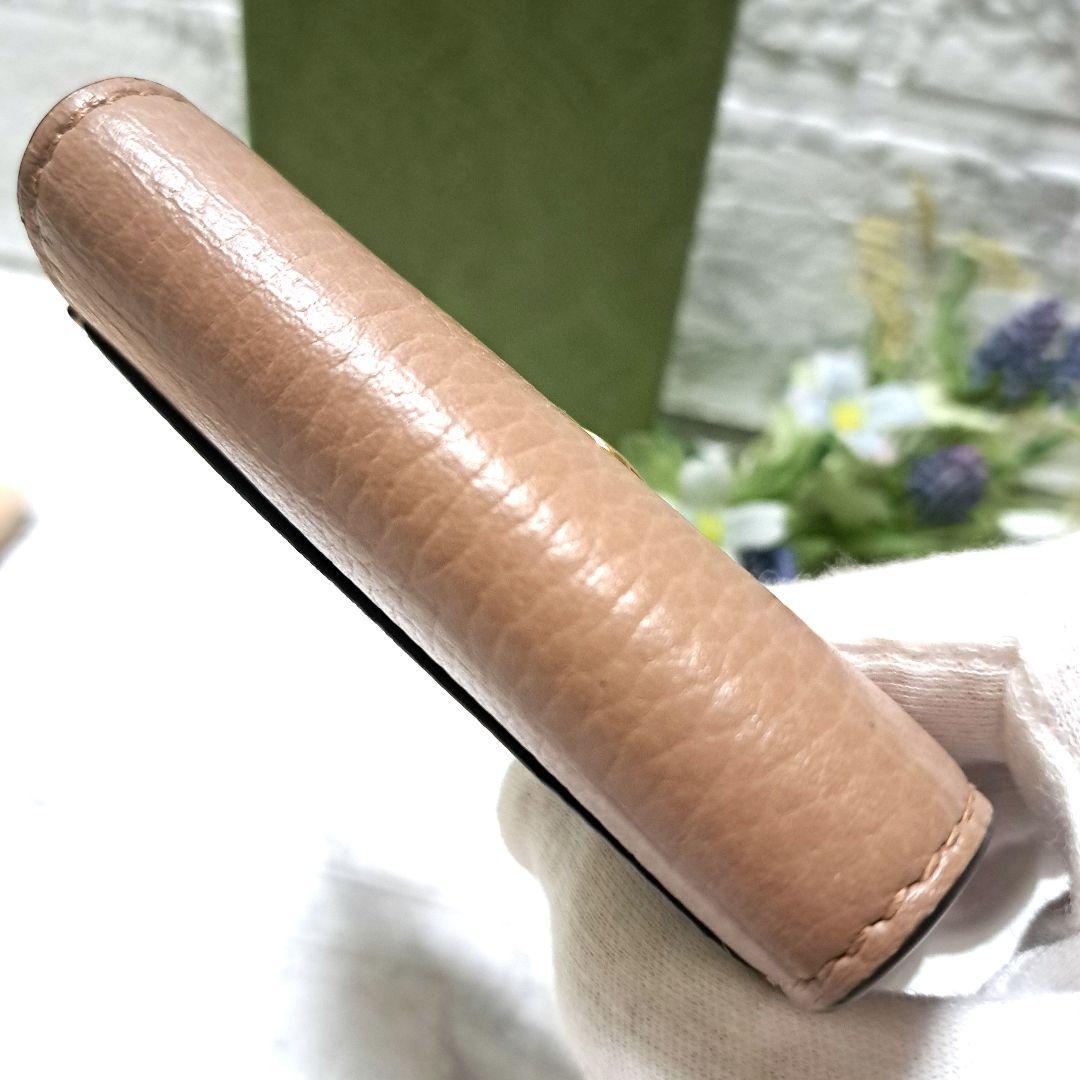 ✨️美品✨️グッチ6連キーケース　バイカラー　ダスティーGGスプリームマーモント