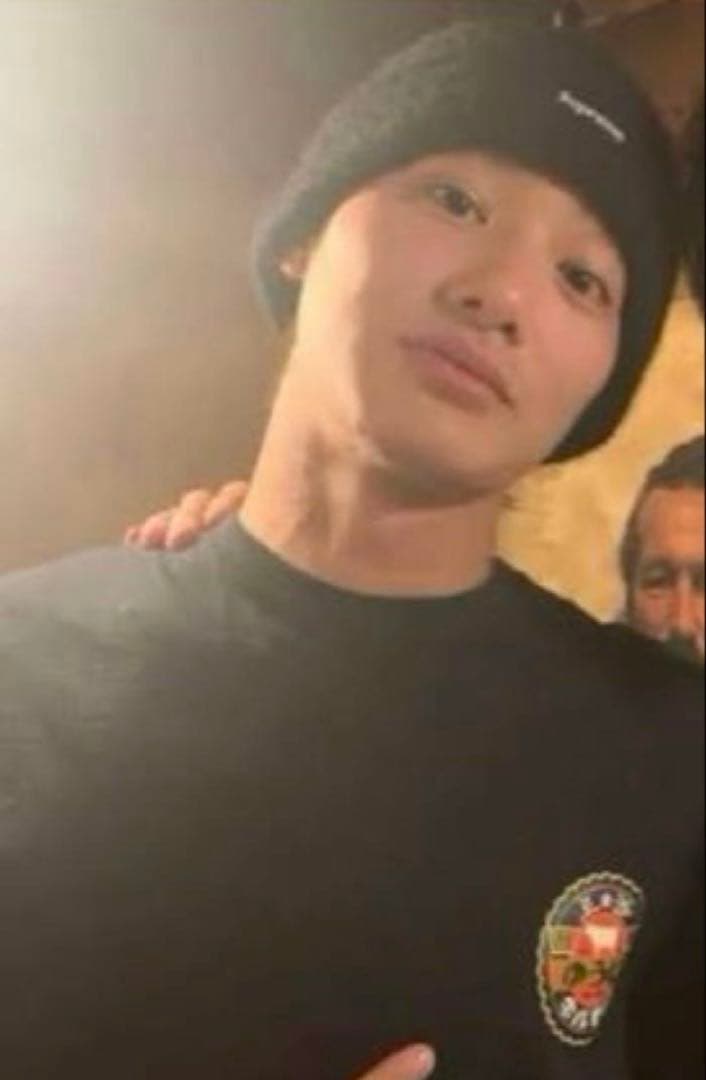 野村周平着用)supremeモヘアロゴビーニー - メルカリ