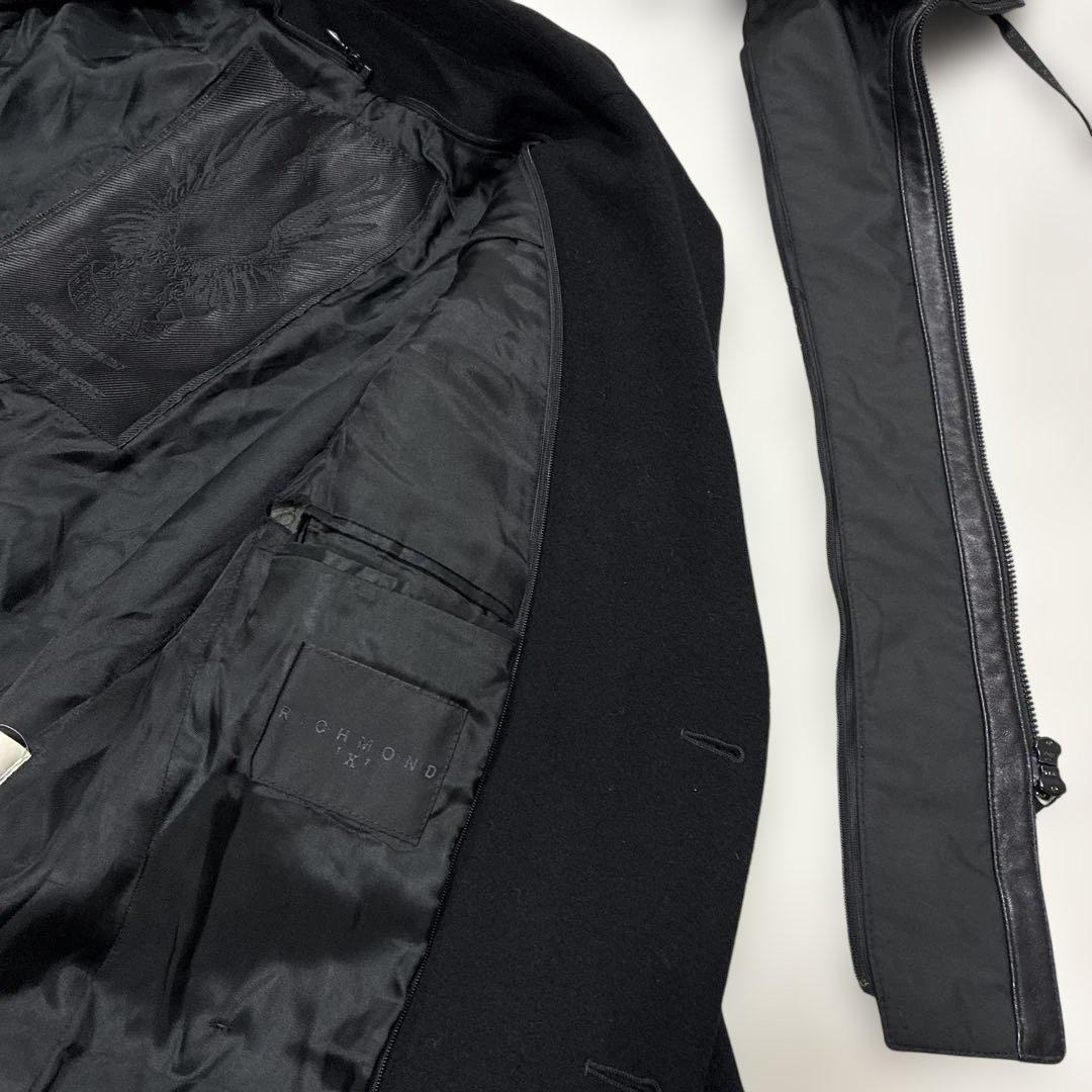 ✨希少 RICHMOND リッチモンド コート 2way イタリア製 カシミヤ