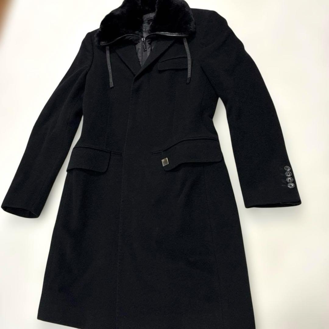 ✨希少 RICHMOND リッチモンド コート 2way イタリア製 カシミヤ