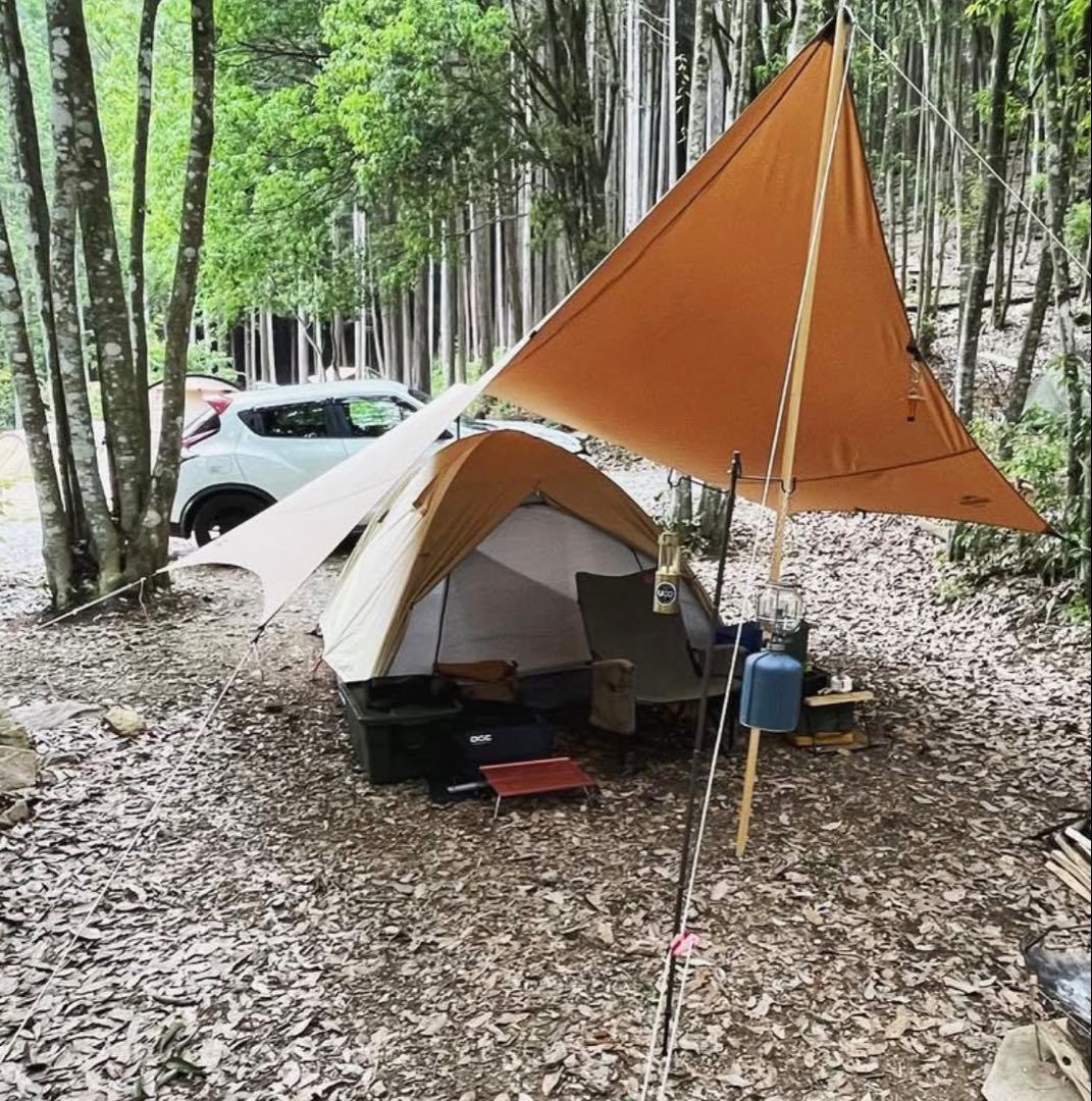 PYKES PEAK パイクスピーク　ドームテント テント 2～3人用　カーキ