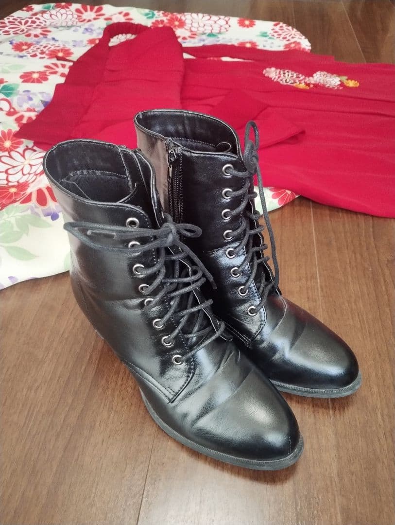 ☆肌襦袢・ブーツ付☆キャサリンコテージ袴 150 23.5cm 卒業式