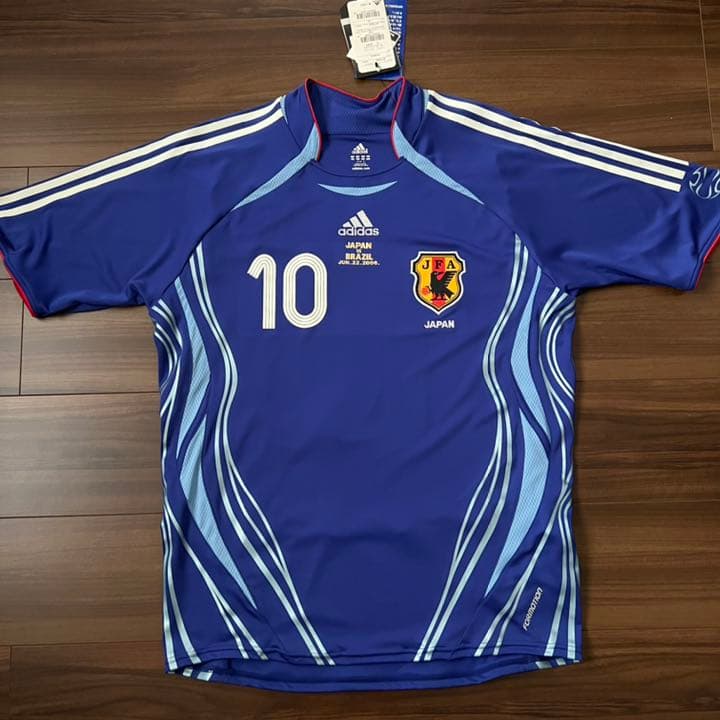 【新品タグ付 O】サッカー 日本代表 ユニフォーム 中村俊輔 W杯 マッチデー入