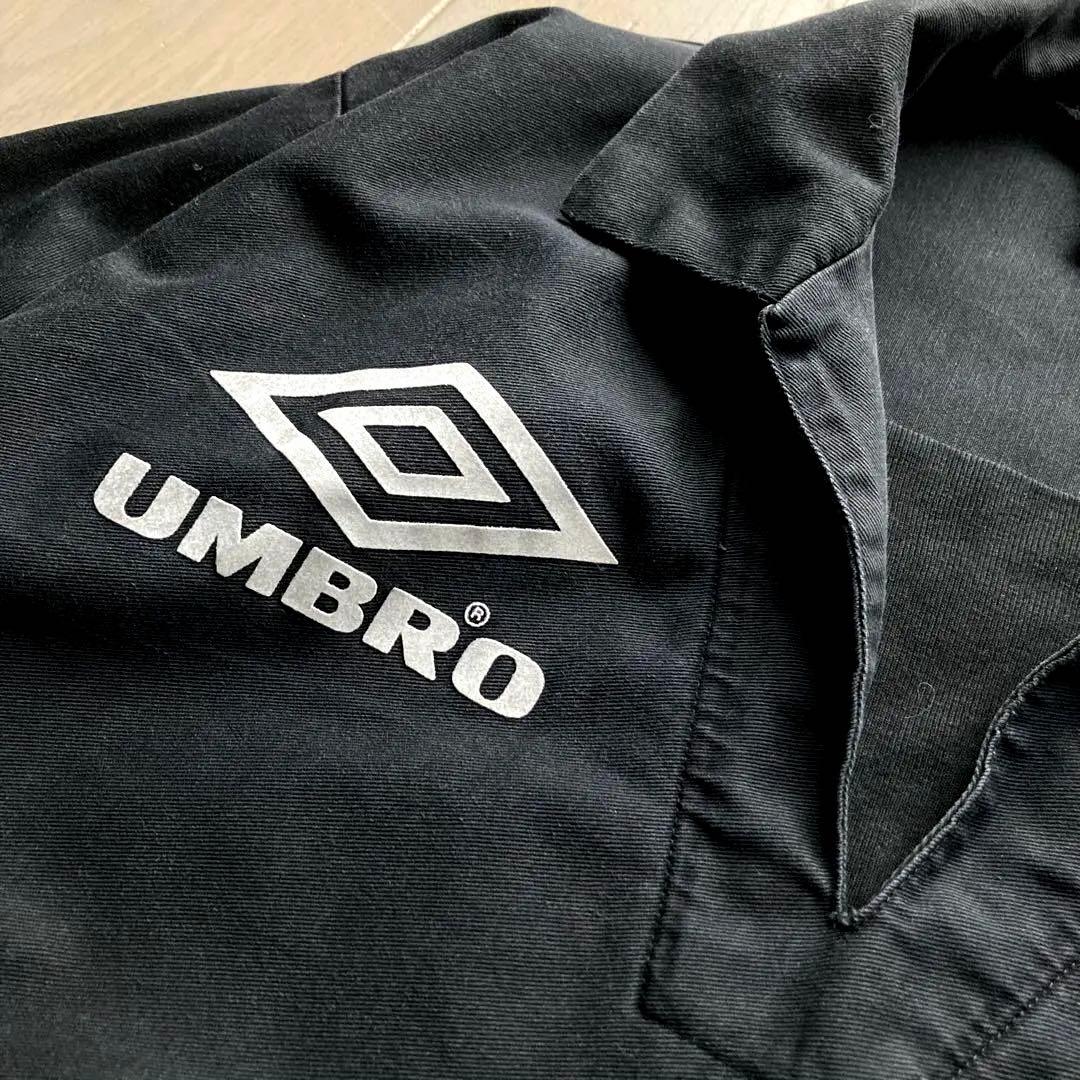 90s 青タグUmbro Vintage Drill Top ブラック ペイント - メルカリ