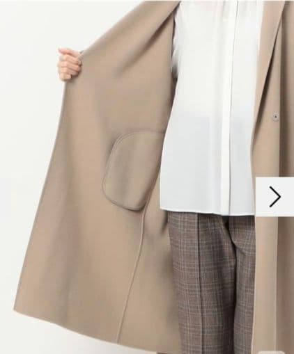 【新品】コムサ　ソフトメルトンコート　定価72600円