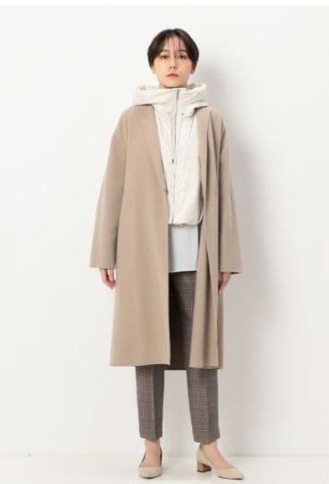 【新品】コムサ　ソフトメルトンコート　定価72600円