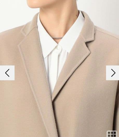 【新品】コムサ　ソフトメルトンコート　定価72600円