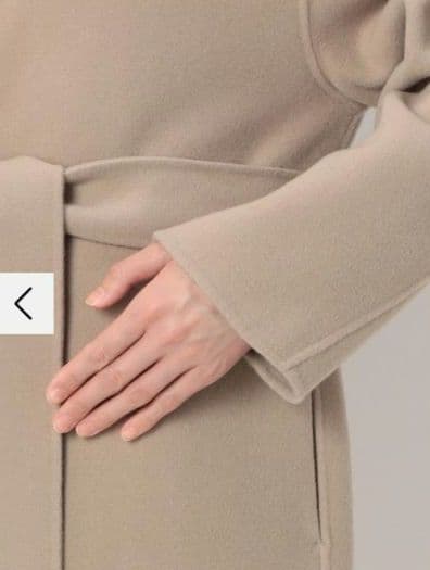 【新品】コムサ　ソフトメルトンコート　定価72600円