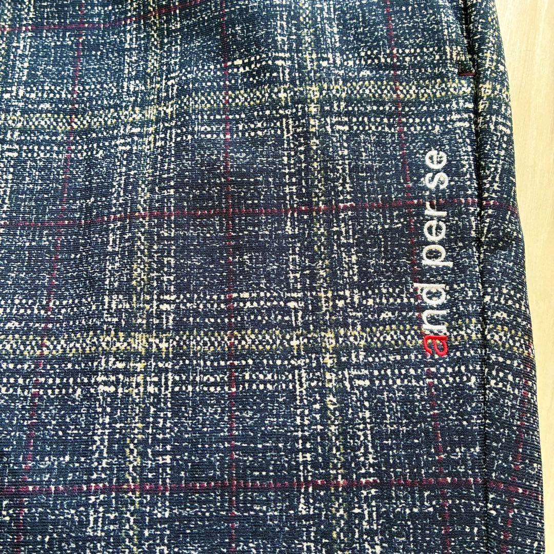 and per se アンパスィ 裏起毛 ストレッチパンツ ゴルフウェア 92