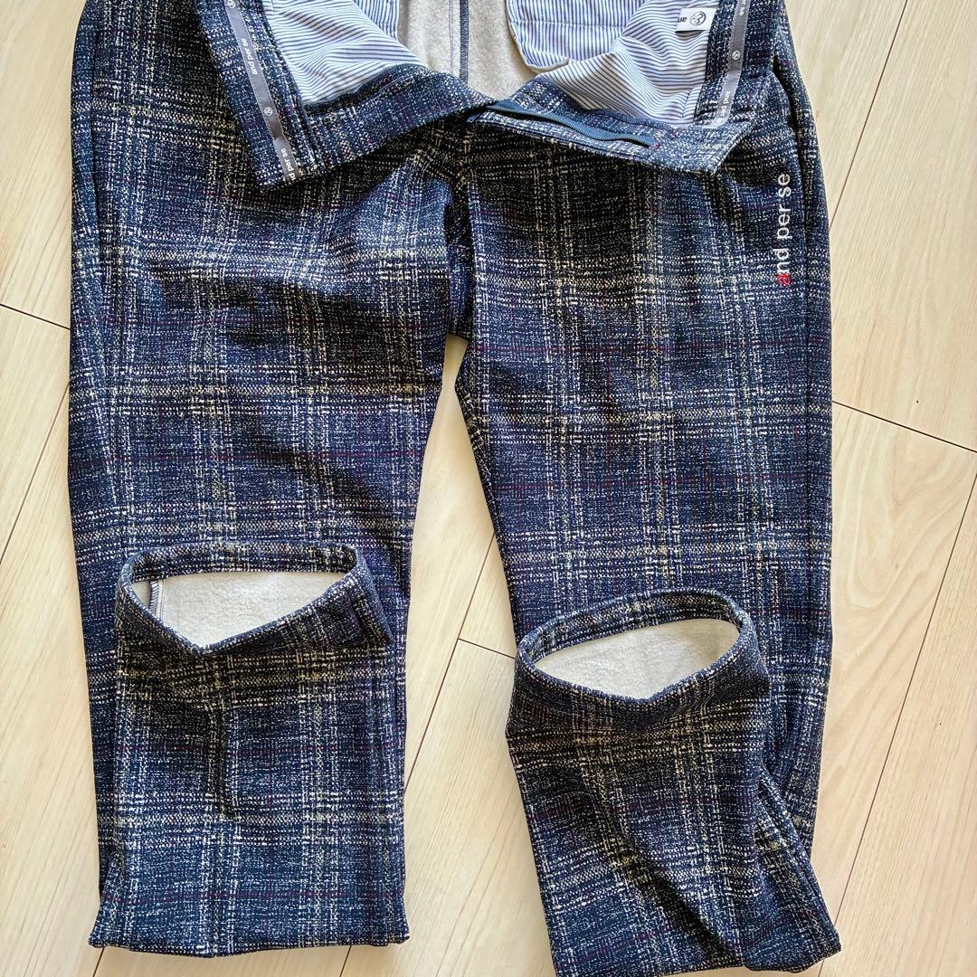and per se アンパスィ 裏起毛 ストレッチパンツ ゴルフウェア 92