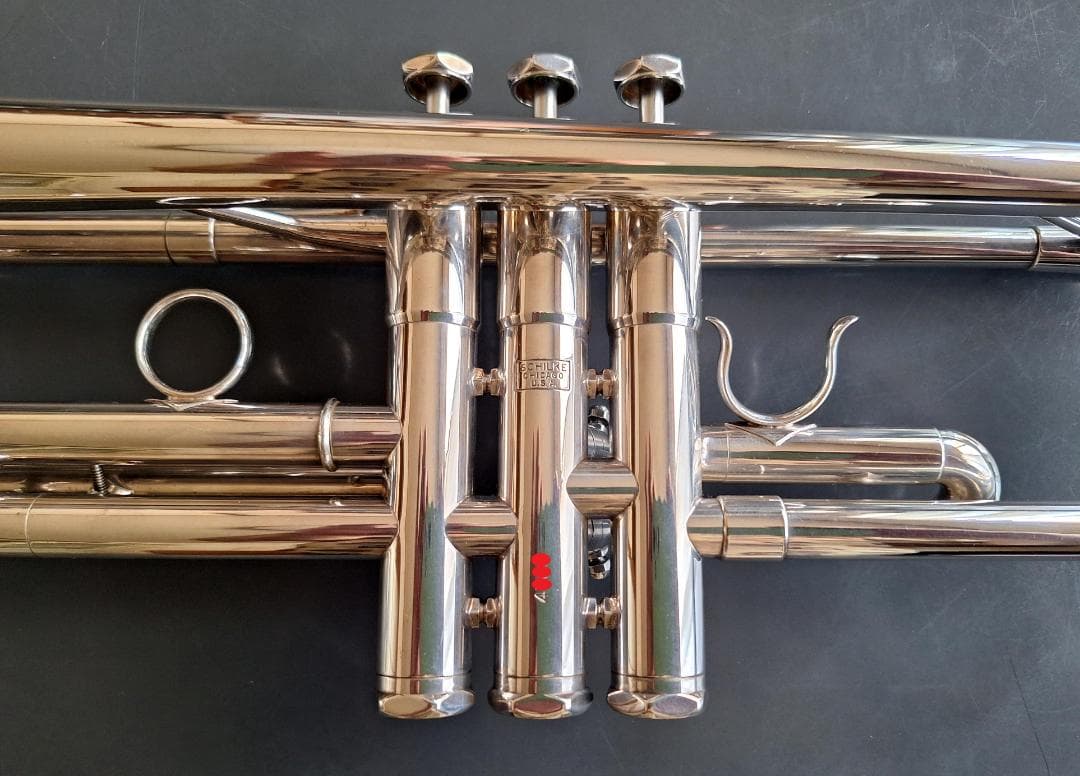 超美品 シルキー B♭トランペット B2 1971年製 シリアル4,000番台