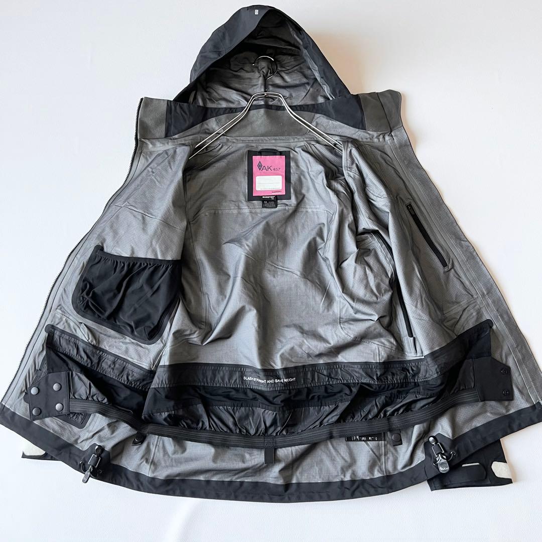 3232【希少 美品】バートン ガイドジャケット AK457 ゴアテックス 黒