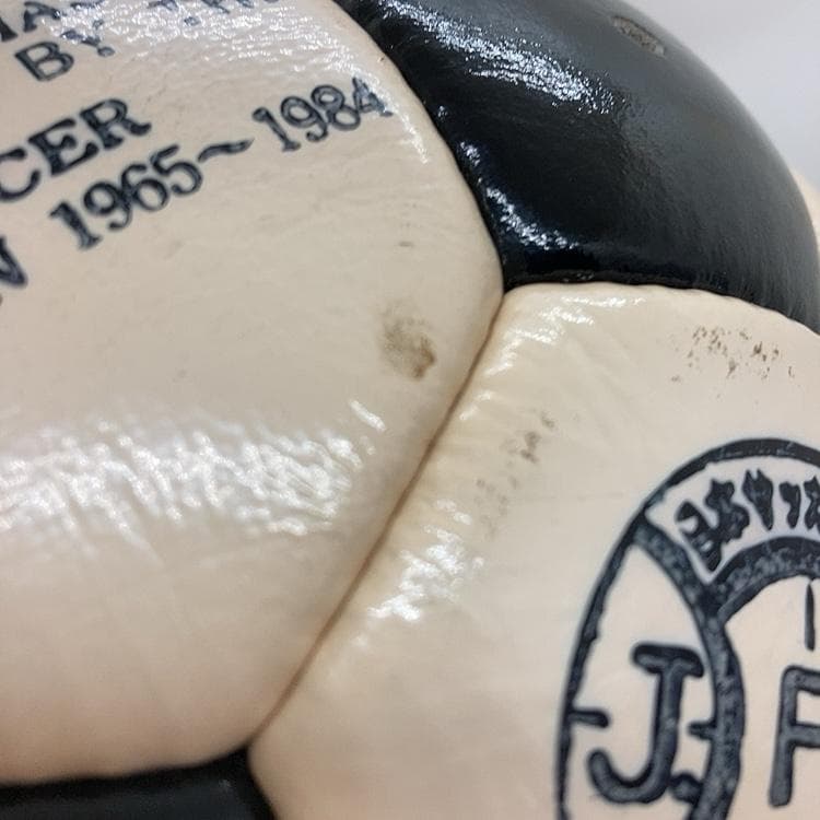 80's 本革手縫い サッカーボール PEACOCK ヴィンテージ 昭和レトロ