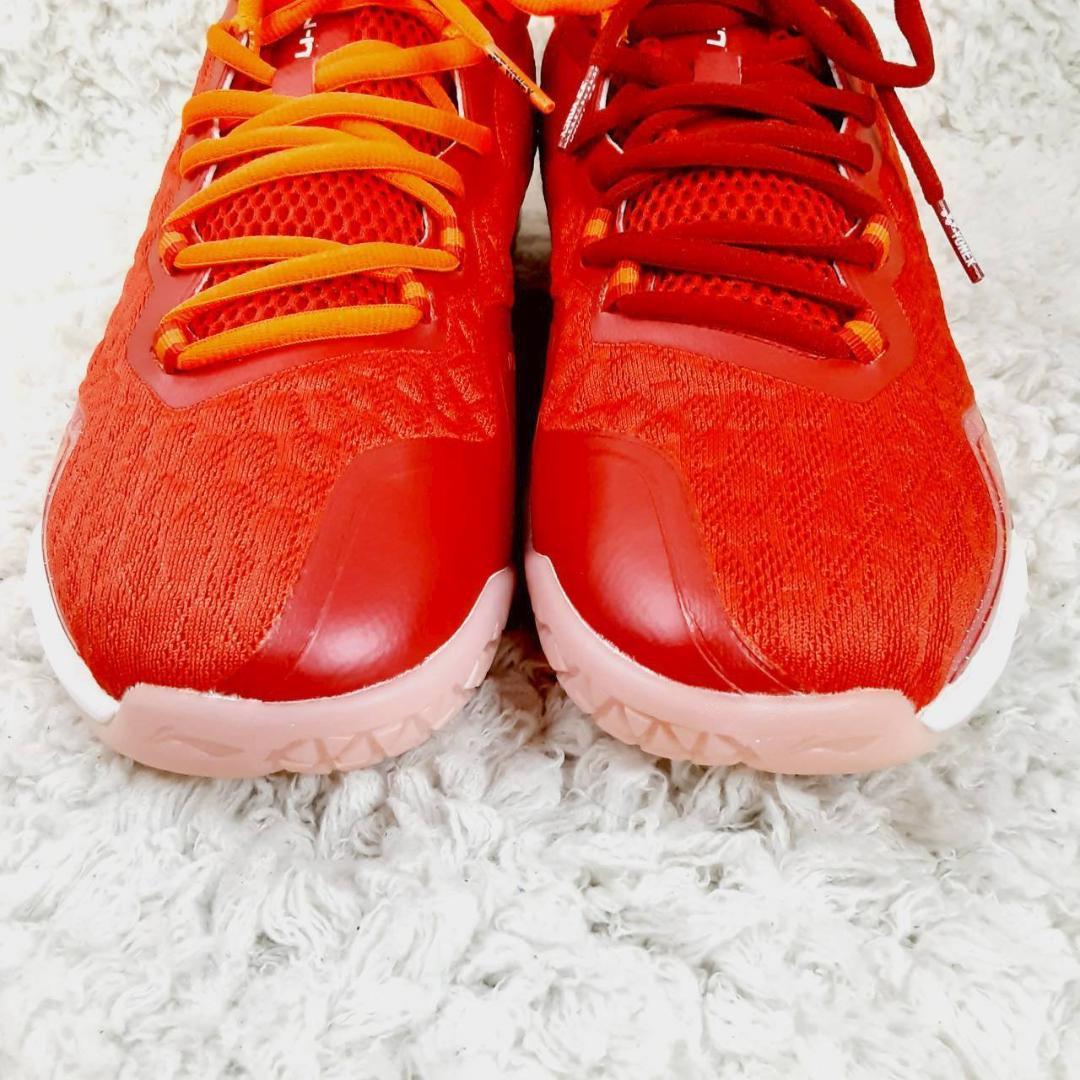 新品未使用27.5㎝◎LI-NING バドミントンシューズ 赤 ZLX2001 - メルカリ