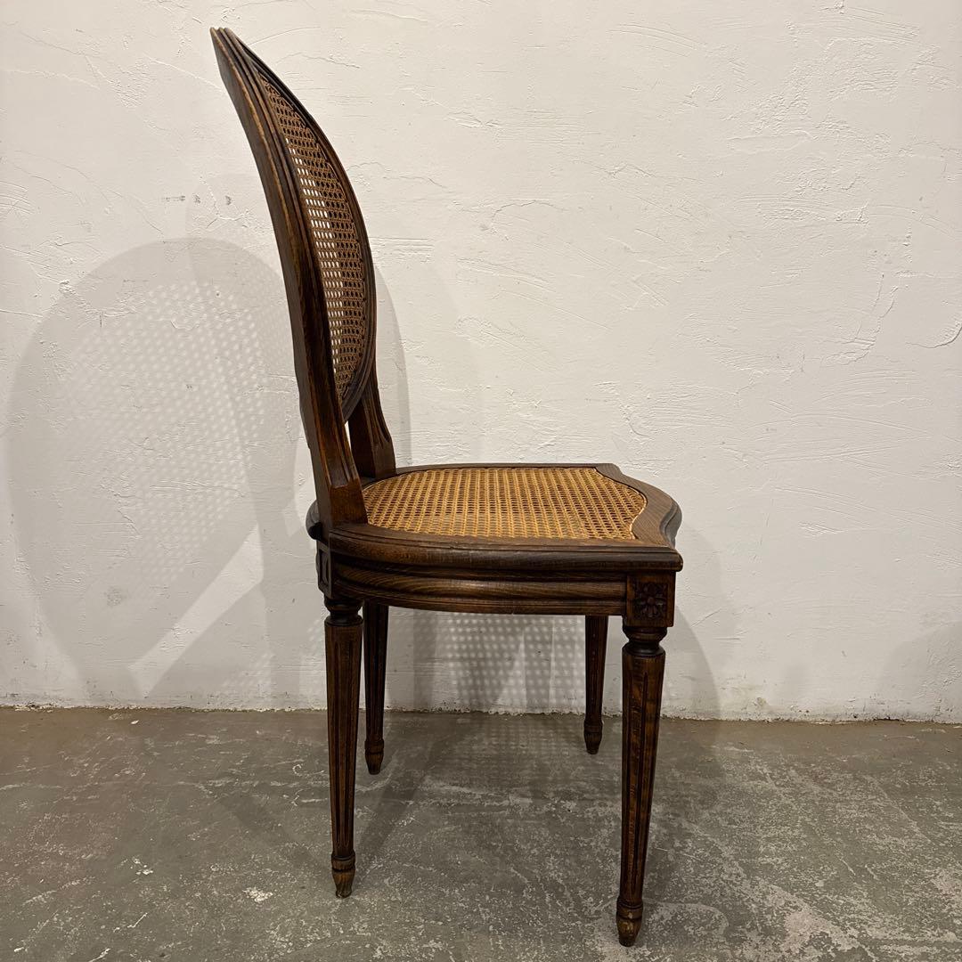 ヴィンテージ　ダイニングチェア　カフェチェア　ラタンチェア　1