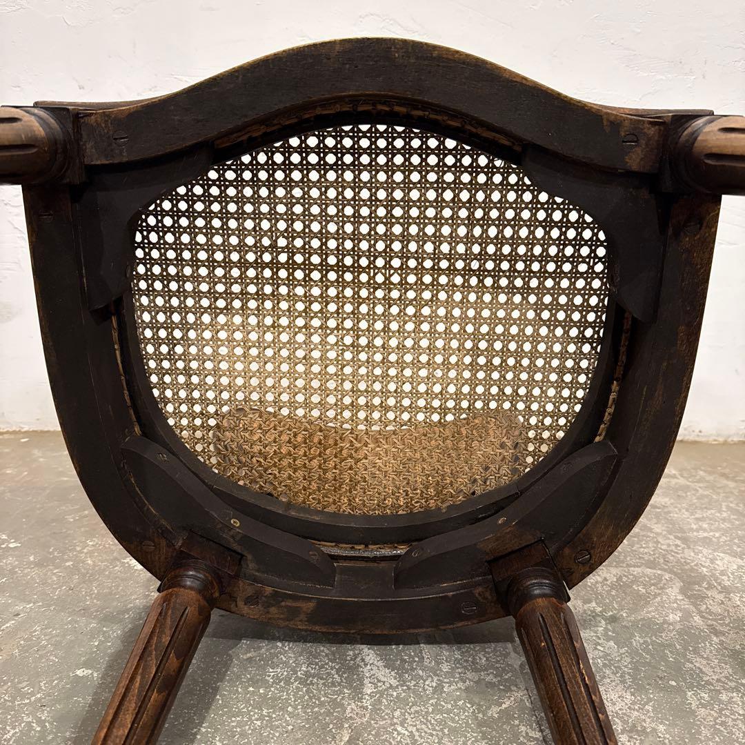 ヴィンテージ　ダイニングチェア　カフェチェア　ラタンチェア　1