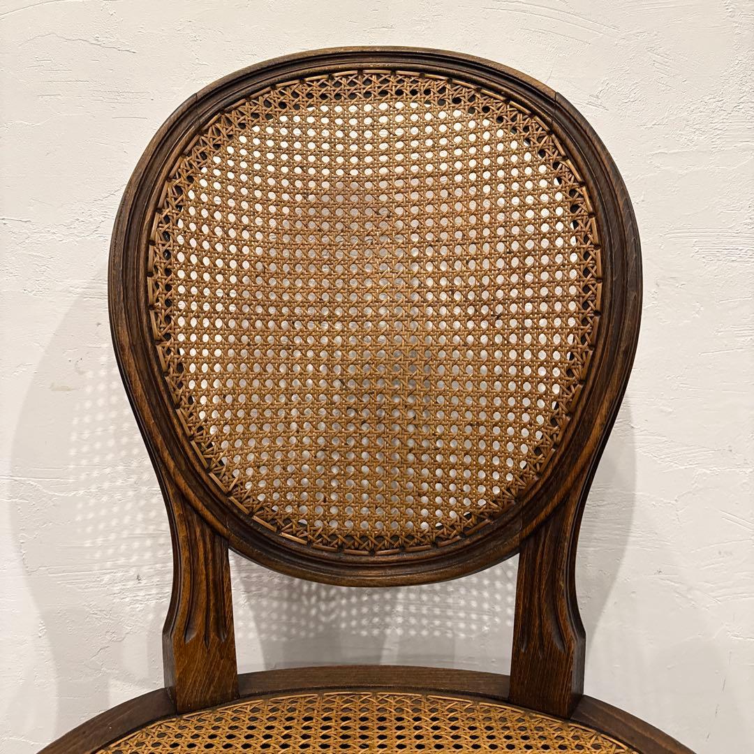 ヴィンテージ　ダイニングチェア　カフェチェア　ラタンチェア　1