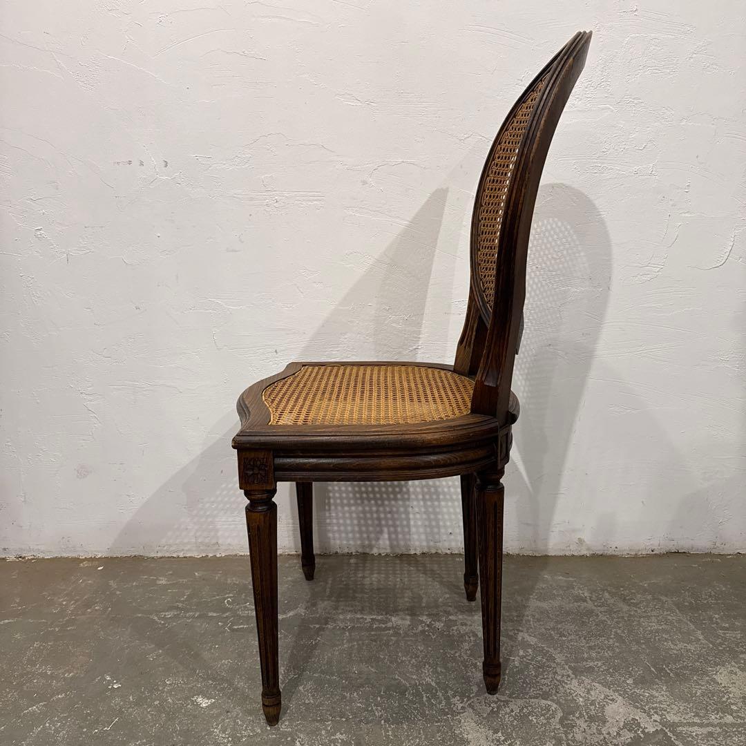 ヴィンテージ　ダイニングチェア　カフェチェア　ラタンチェア　1
