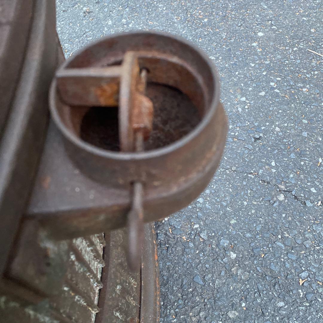 光鱗　薪ストーブ 石炭ストーブ　昭和レトロ