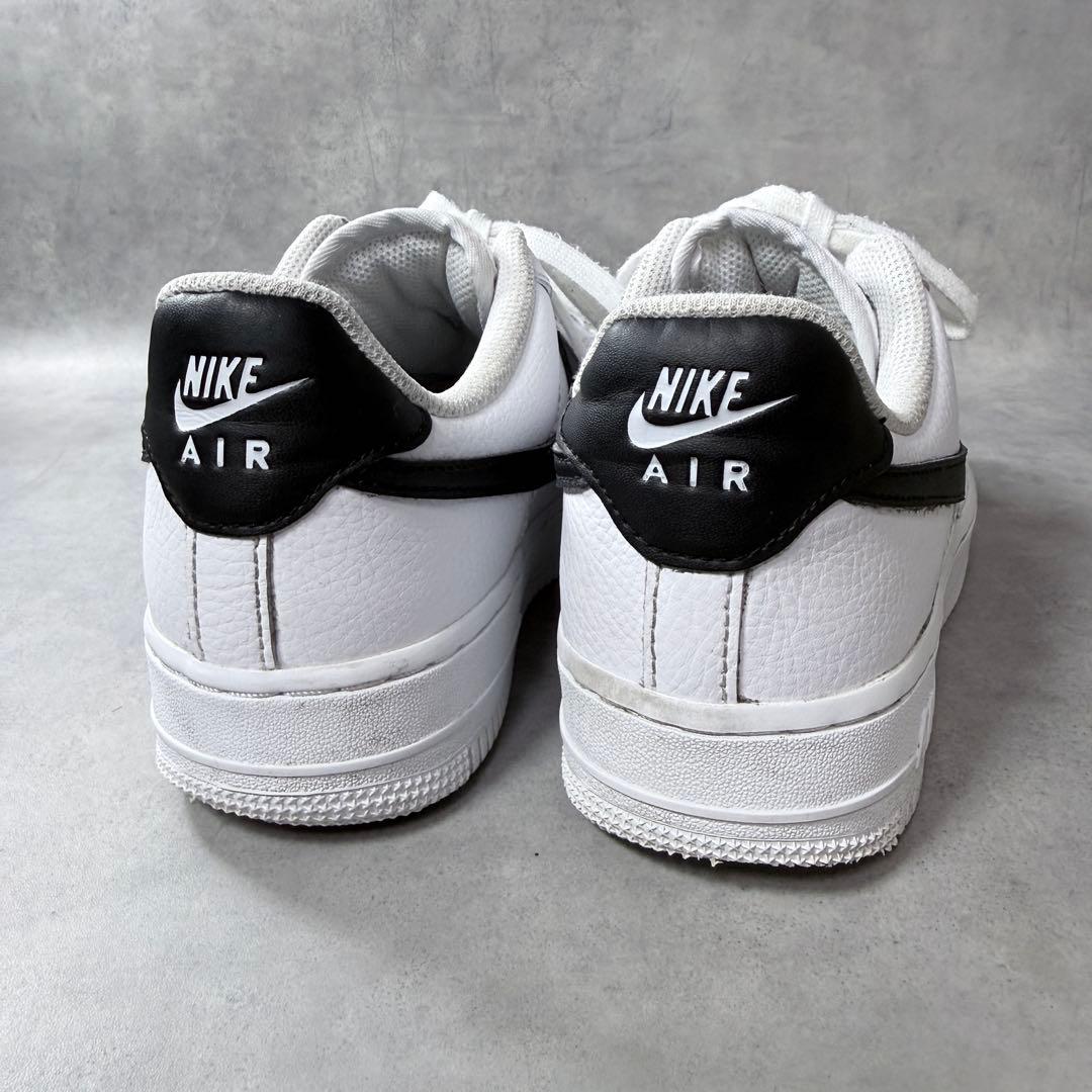 ナイキ エアフォース1 NIKE ホワイト ブラック 白黒 人気 24cm
