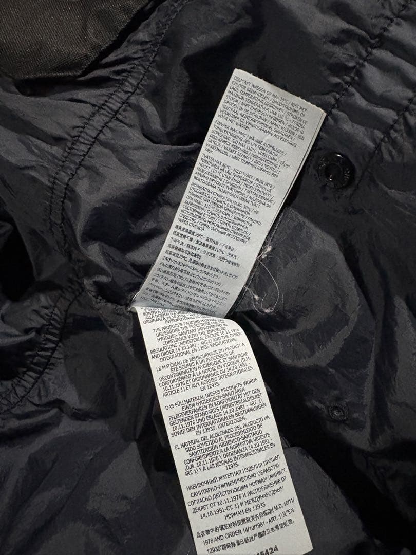 専用　STONE  down hoodie dark navy