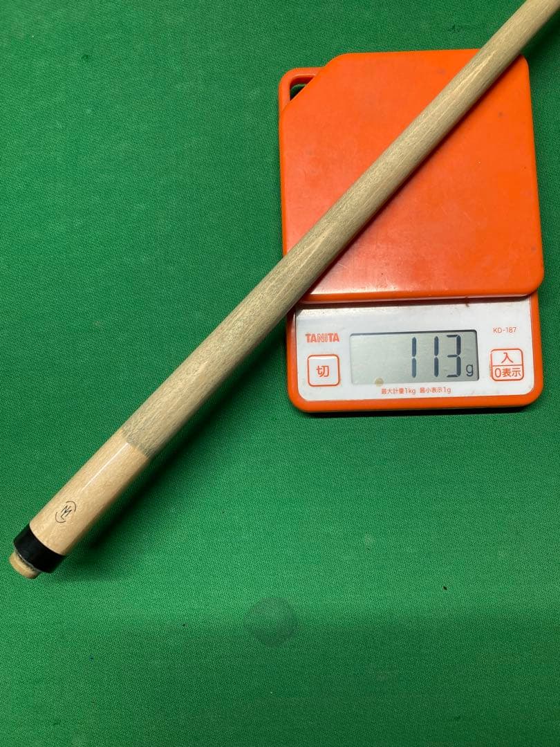 ビリヤード　ランブロスカスタムキュー シャフト3本付き