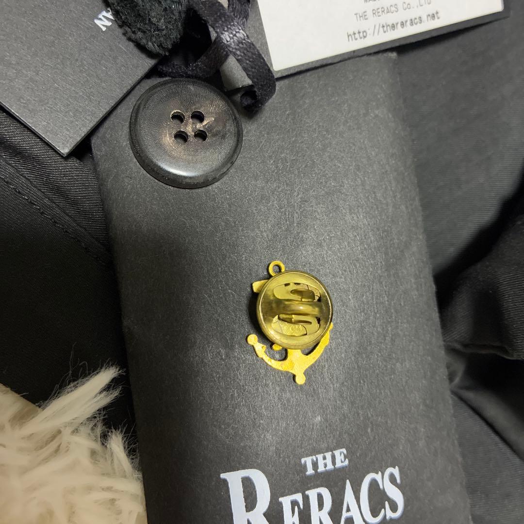 ザリラクスthe reracsワイヤー入りフードジャケット　ブラックサイズ40