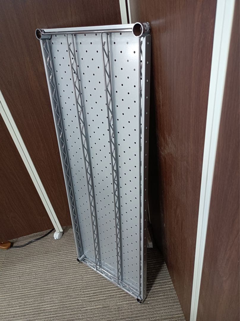 八6224【未使用品】ホームエレクター パンチングシェルフ メタリックシルバー