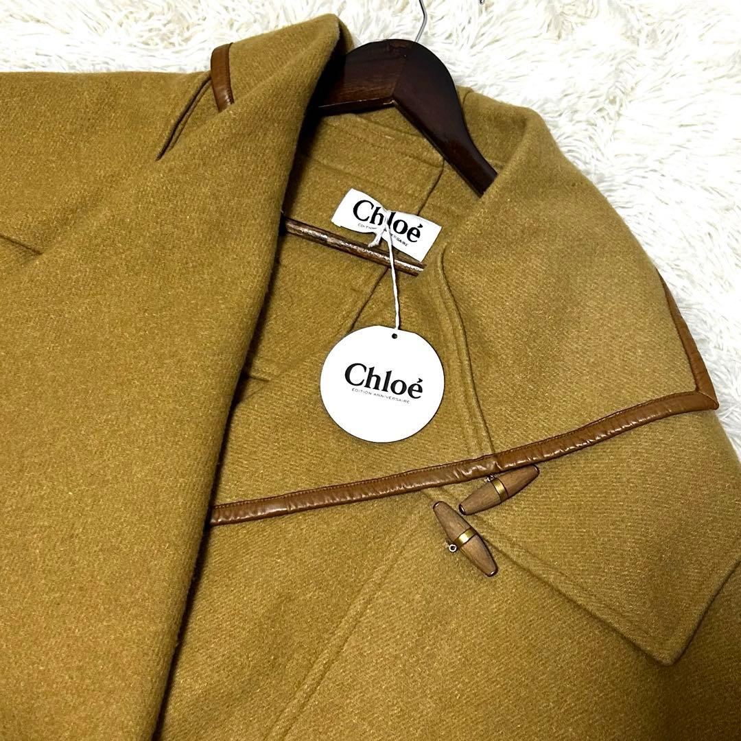 希少　タグ付き　Chloe クロエ　ポンチョコート　トグル　マント　ロング丈